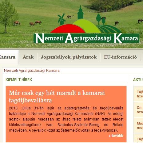 NAK - Július 31-én lejár az agrárkamarai tagdíjbevallás határideje