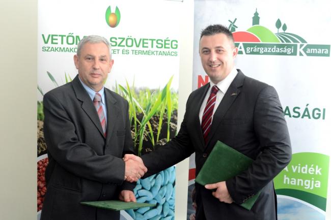 Együttműködési megállapodást kötött az agrárkamara és a vetőmag szövetség