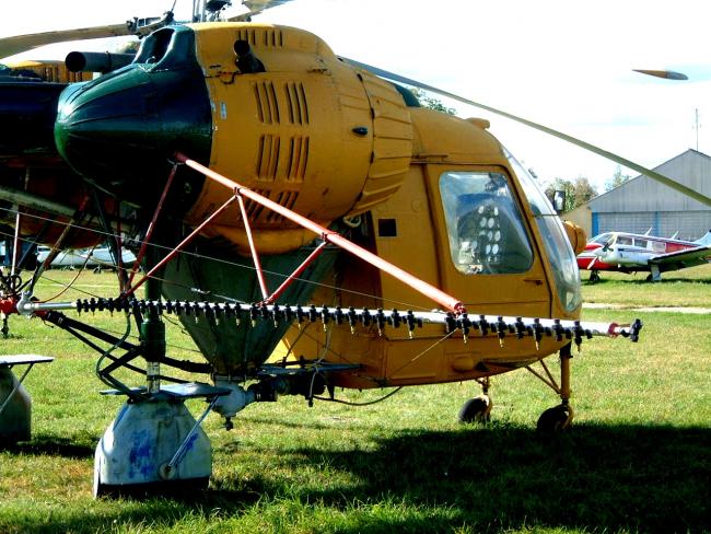 2. ábra Ka-26 helikopter szórószerkezete