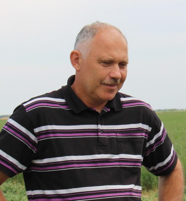 Tálas János növénytermesztési ágazat vezető, Jász-Föld Zrt.