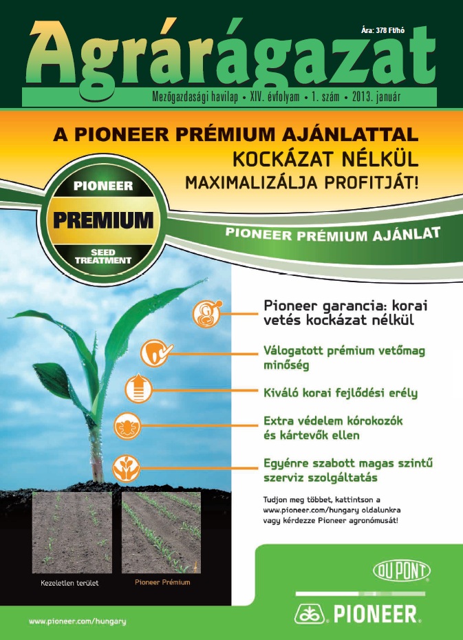 Agrárágazat – 2013. Január