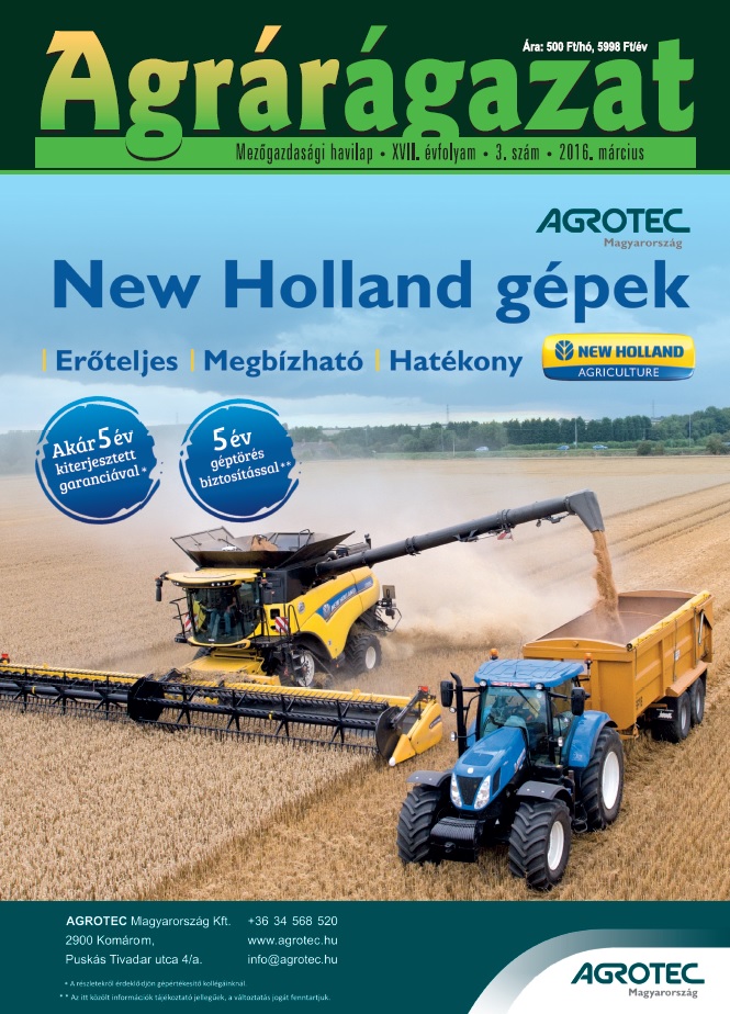 Agrárágazat – 2016. Március