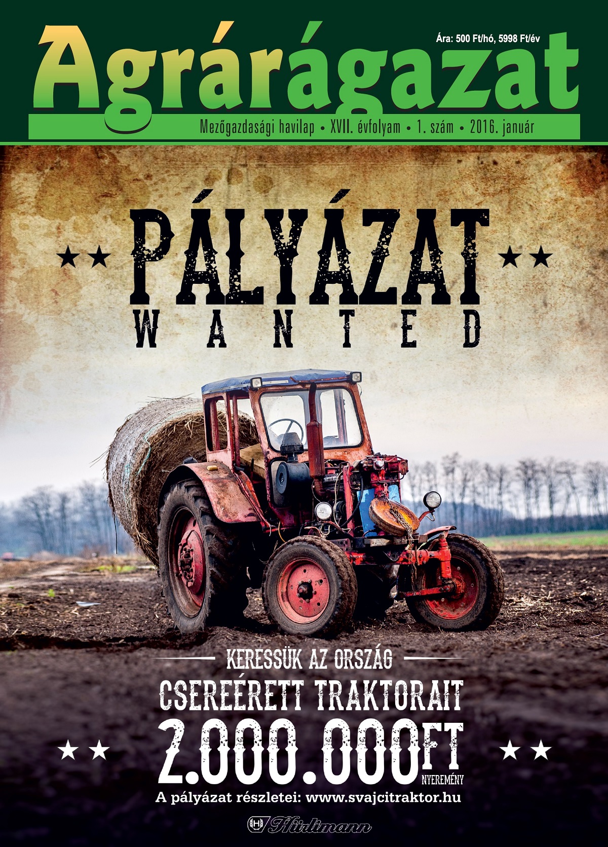 Agrárágazat – 2016. Január