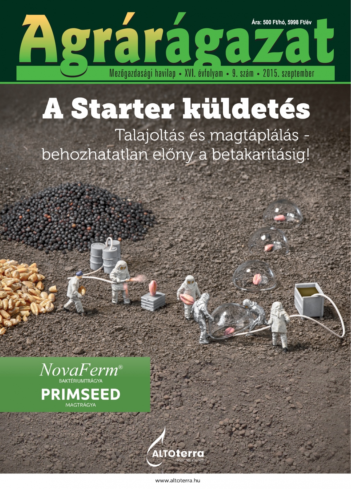 Agrárágazat – 2015. Szeptember