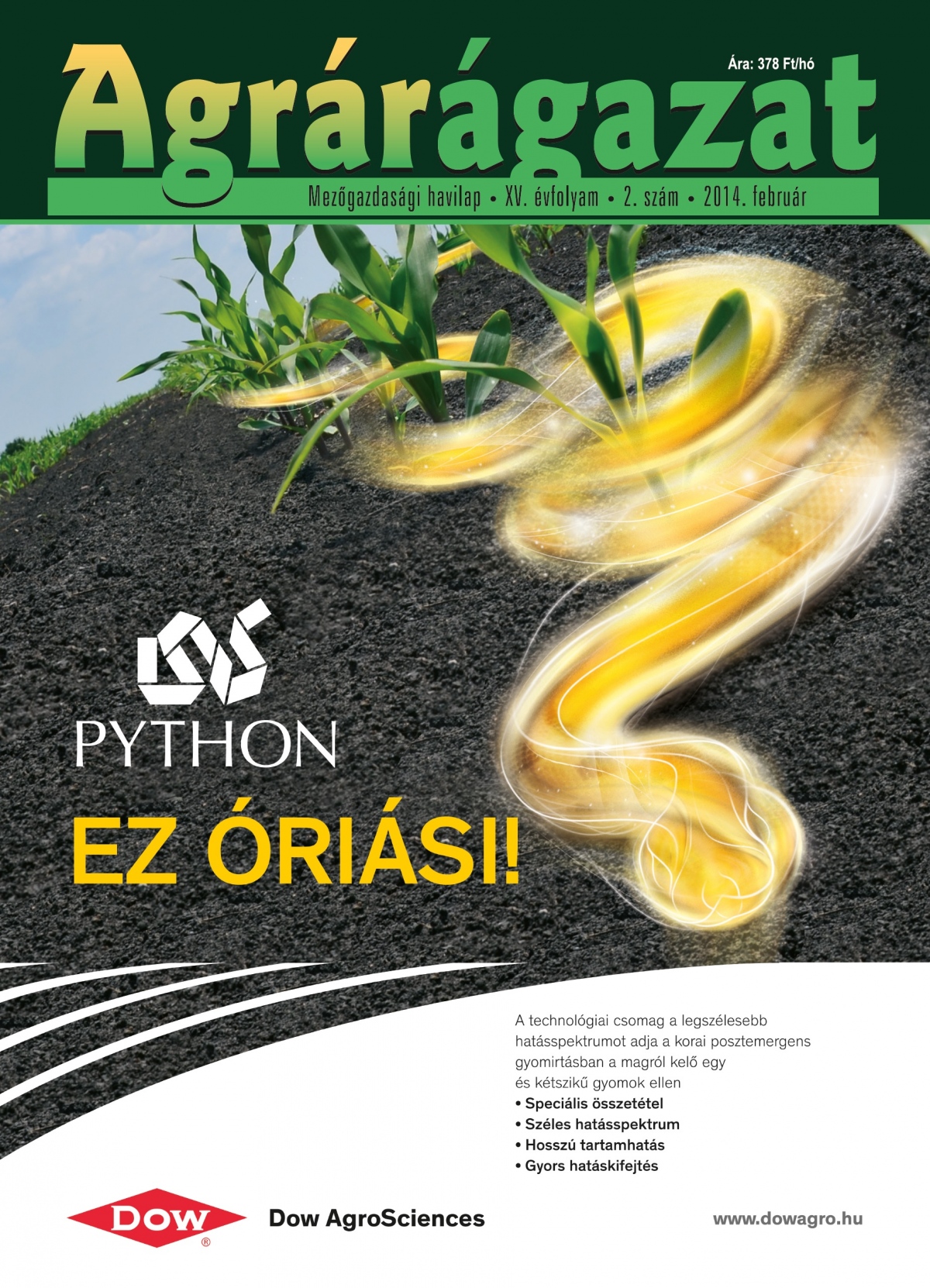 Agrárágazat – 2014. Február