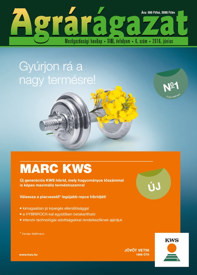 Agrárágazat – 2016. Június