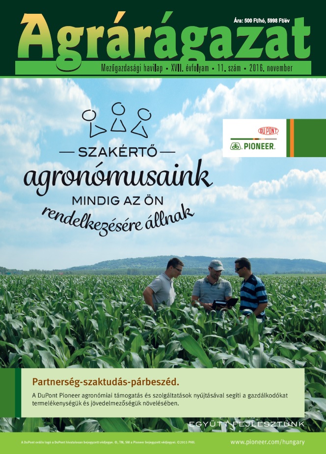 Agrárágazat – 2016. November