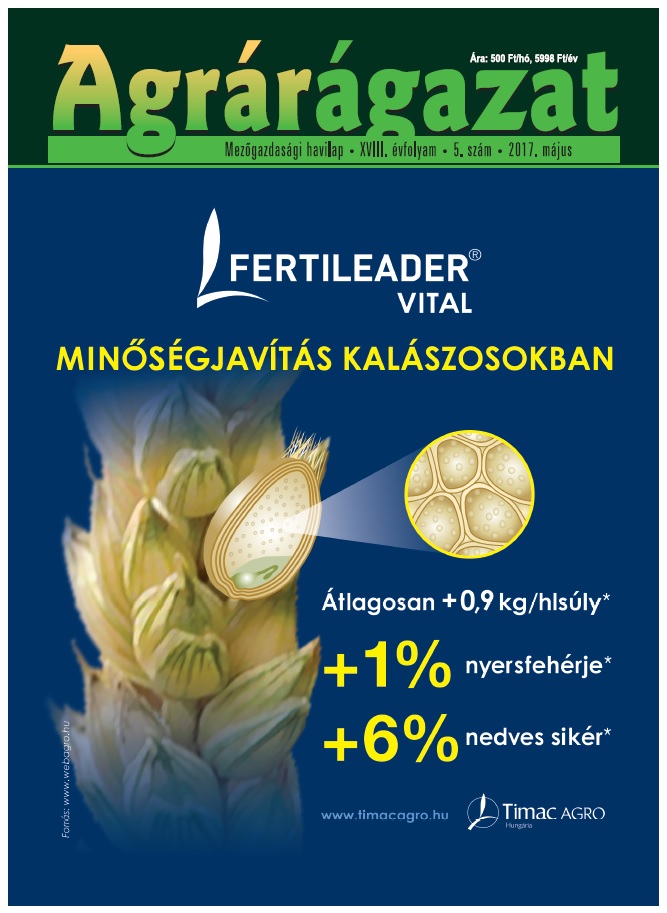Agrárágazat – 2017. Május