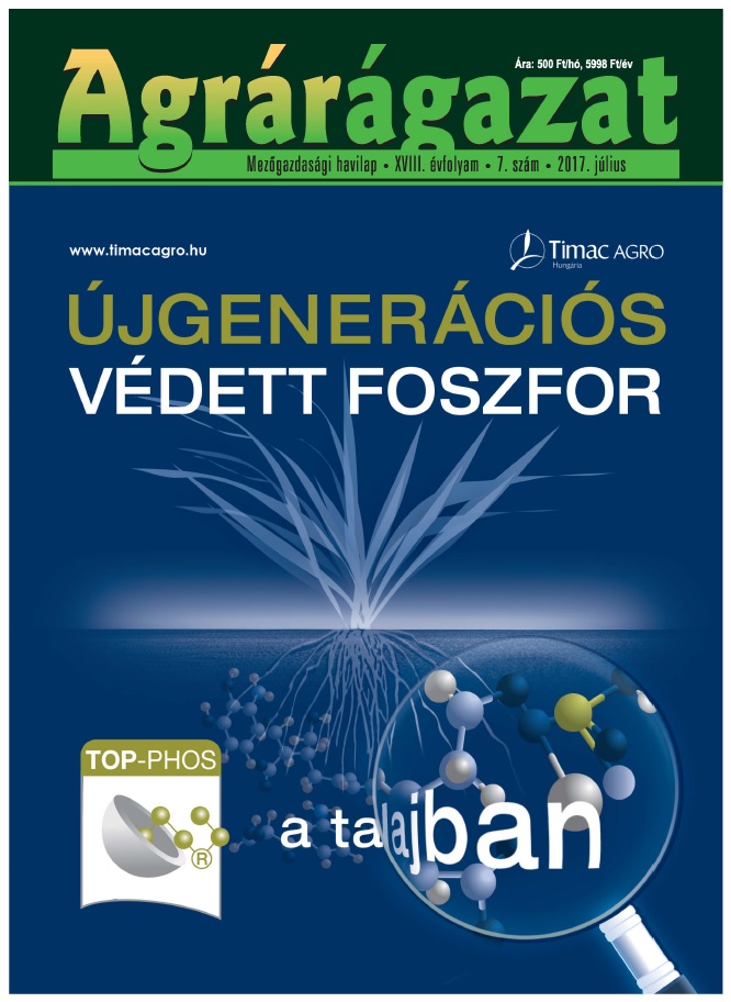 Agrárágazat – 2017. Július