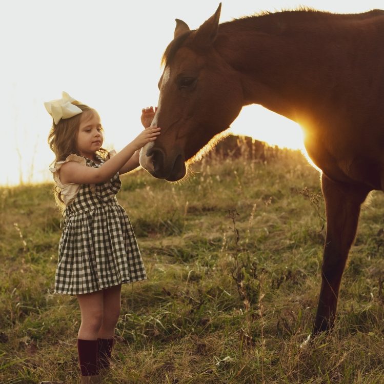 kislány és ló