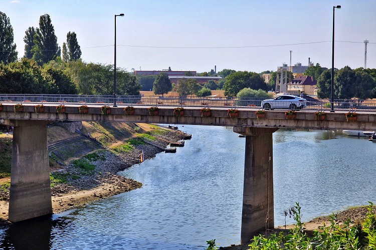 A szárazság miatt csökken a folyók vízszintje