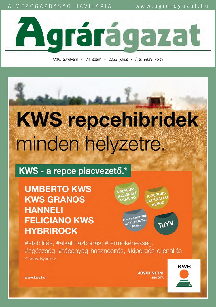 Agrárágazat – 2023. Július