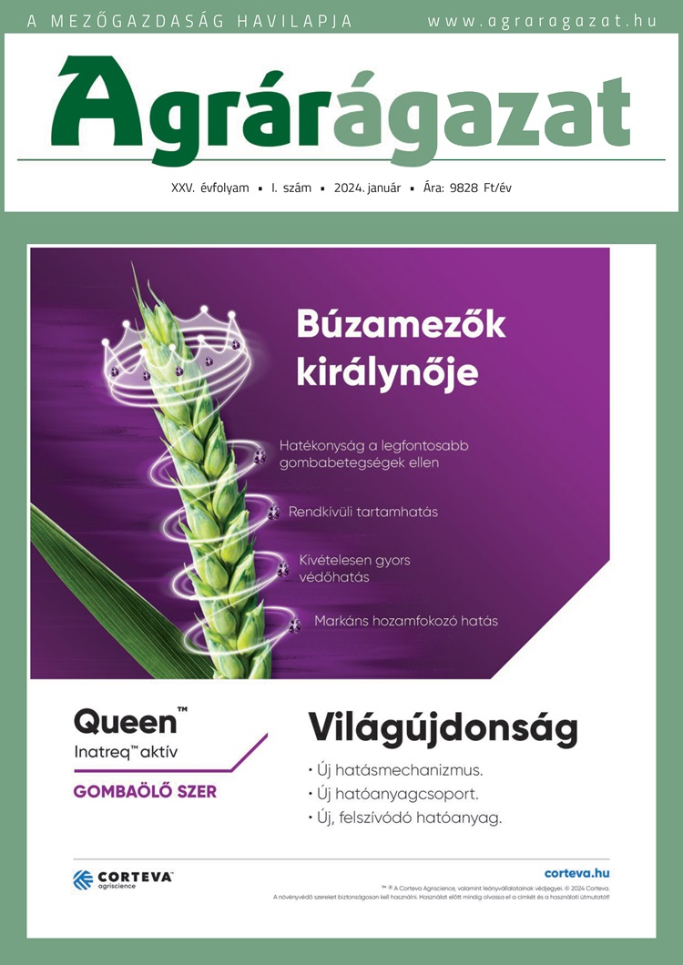 Agrárágazat – 2024. Január