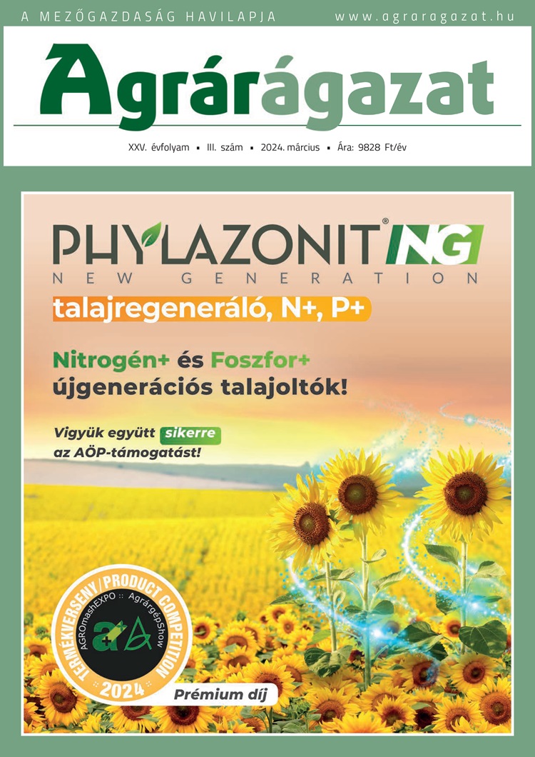 Agrárágazat – 2024. Március