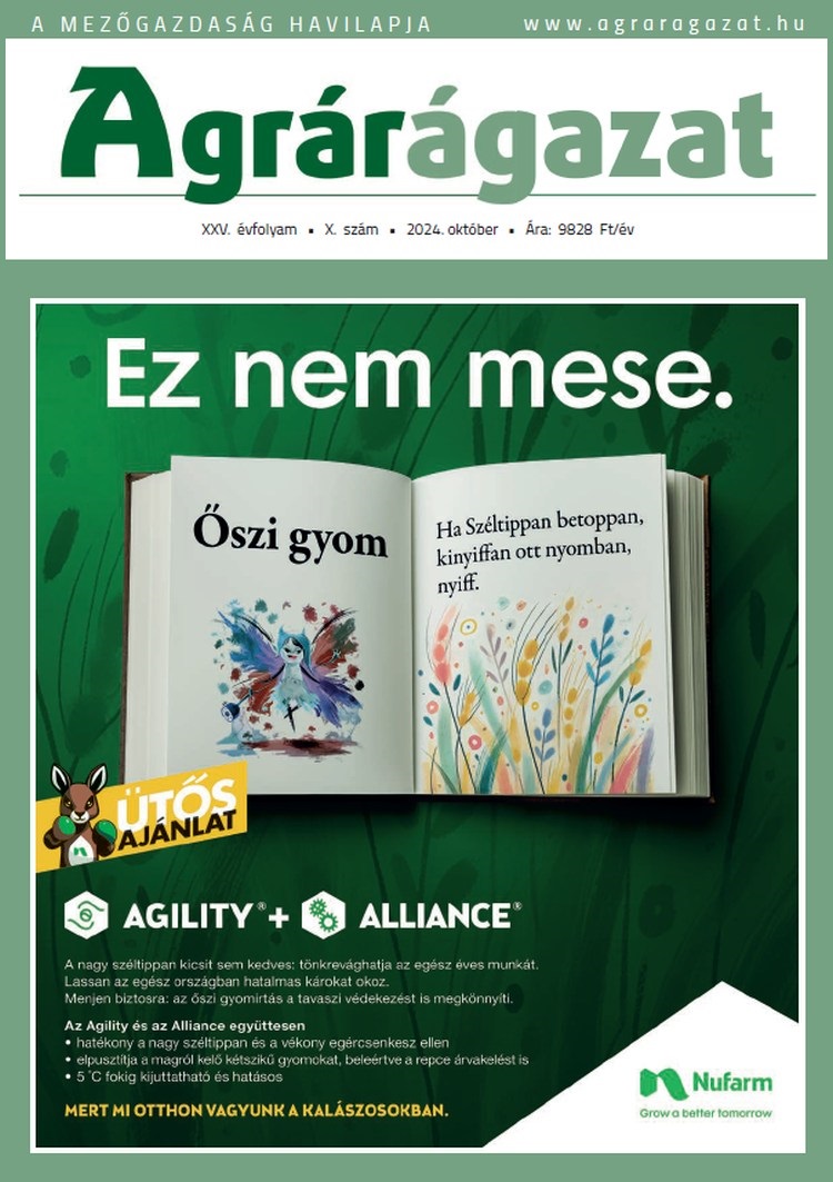 Agrárágazat – 2024. Október