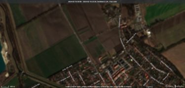 Sentinel műhold által készített felvétel