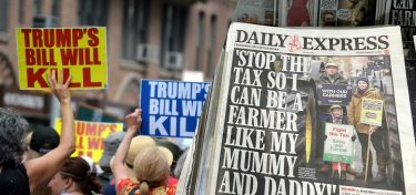 tüntetés cikk Trump-vám ellen