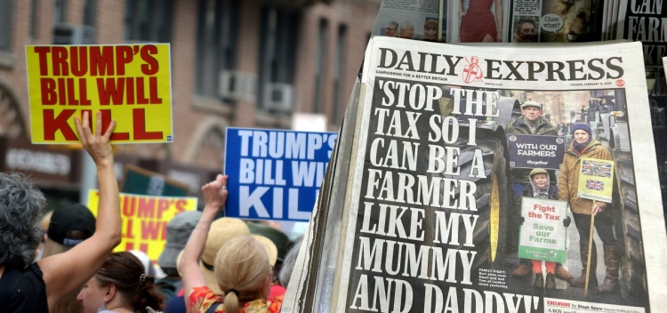 tüntetés cikk Trump-vám ellen