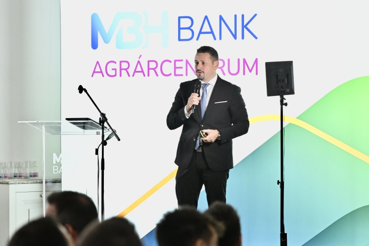 Hollósi Dávid, az MBH Bank Agrár- és Élelmiszeripari Üzletágának ügyvezető igazgatója