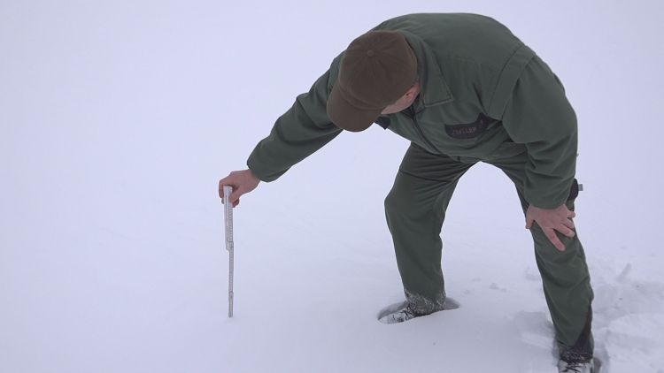 20 cm vastag hótakaró borítja az őszi gabonákat a Dél-Alföldön