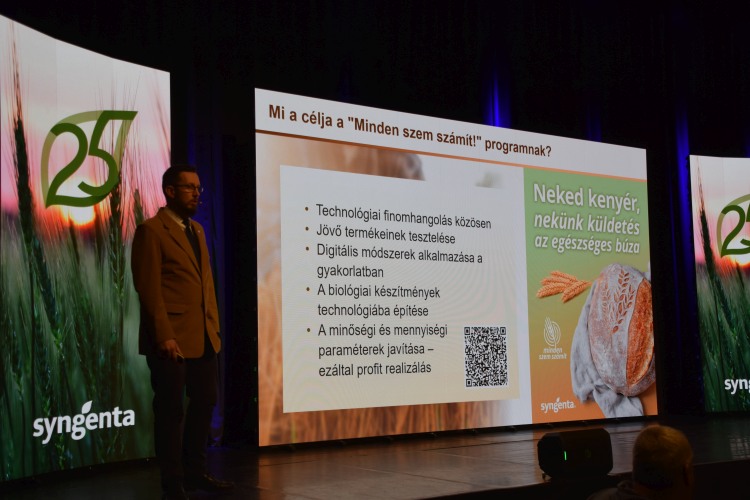 „Neked kenyér nekünk küldetés az egészséges búza” Előadás a Minden szem számít programról