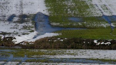hó termőtalaj gabona vetés