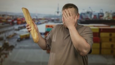 gabonakereskedelem kikötő bagett ember