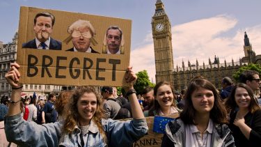 Brexit regret protest London