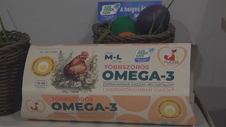 Omega-3 zsírsavakban gazdag Fuchs tojások