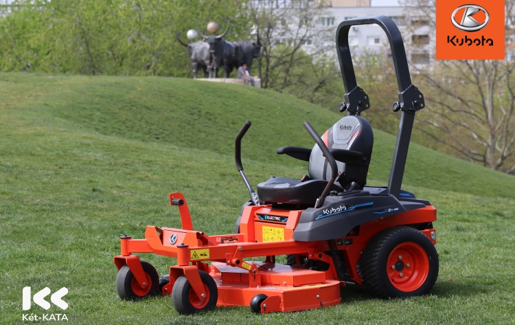 Kubota elektromos fűnyíró zöldterület-kezelés