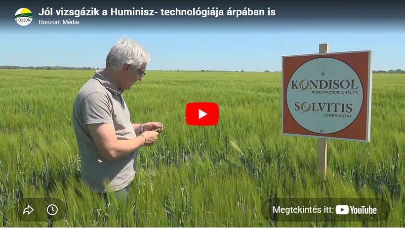 Jól vizsgázik a Huminisz- technológiája árpában is
