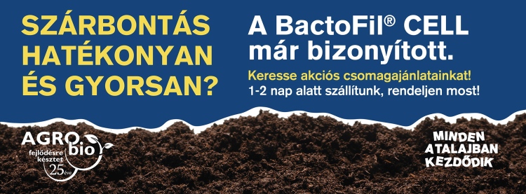 AGRObio BactoFil CELL a hatékony szárbontás érdekében