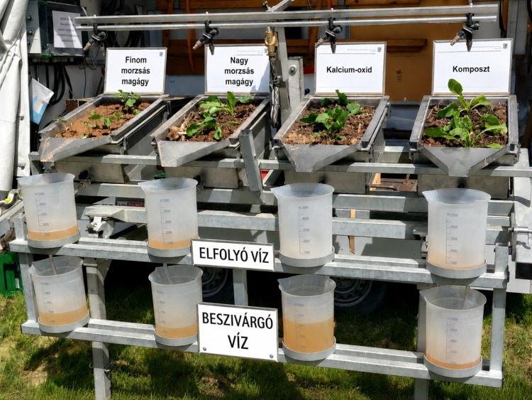 kísérlet meszezett talaj vízvezető képesség